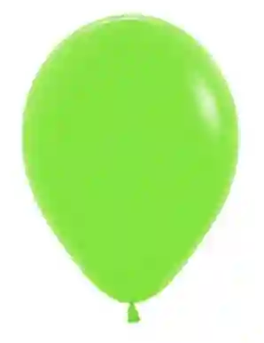 Paquete Por 20 Unidades De Globos Bombas R-12 Color Verde Limon