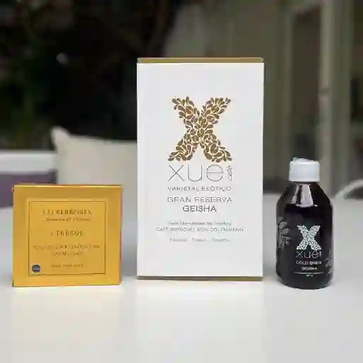 Kit De Regalo Café Geisha + Cold Brew Y Trebol De Chocolate