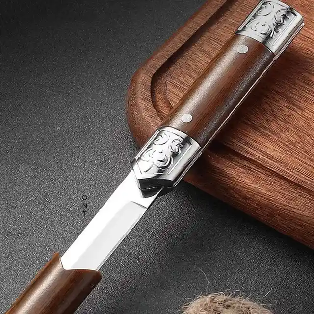 Navaja Multifuncional Mango En Madera Daga