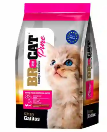 Br For Cat Pure Para Gatitos De 1 Kg Sabor A Pollo