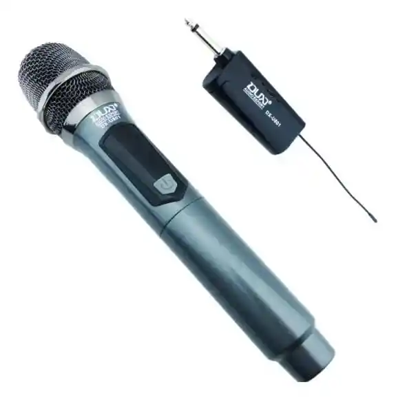 Microfono Inalambrico Bidireccional Con Regulador De Volumen