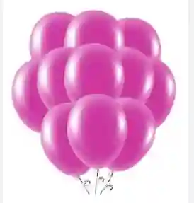 Paquete Por 20 Unidades De Globos Bombas R-12 Color Fucsia