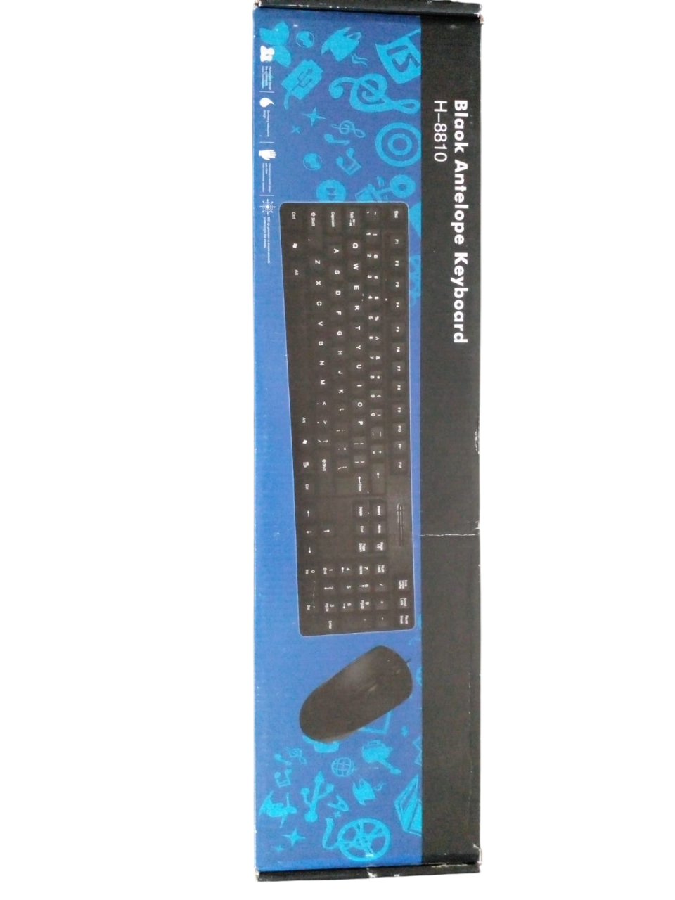Teclado Y Mouse Alambrico (de Cable) Bloak Antilope H88 - Rappi