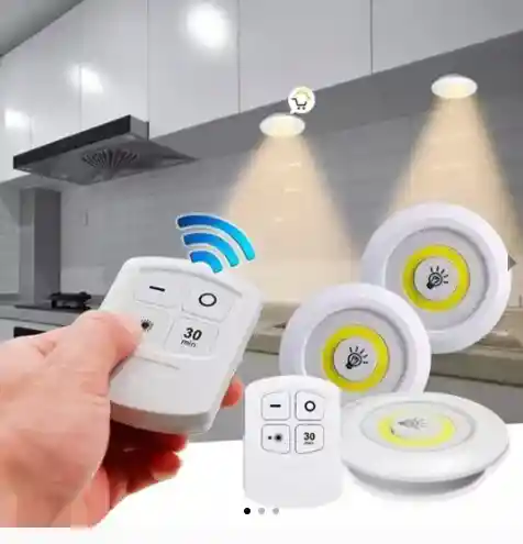 Bombillo Panel Luz Led Profesional X3 Iluminadores + Control