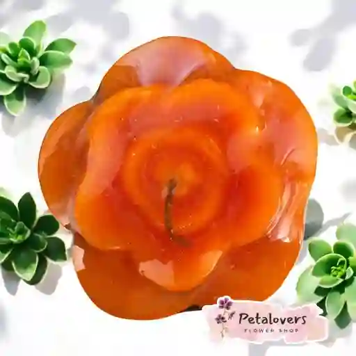 Flor Velas Naranja