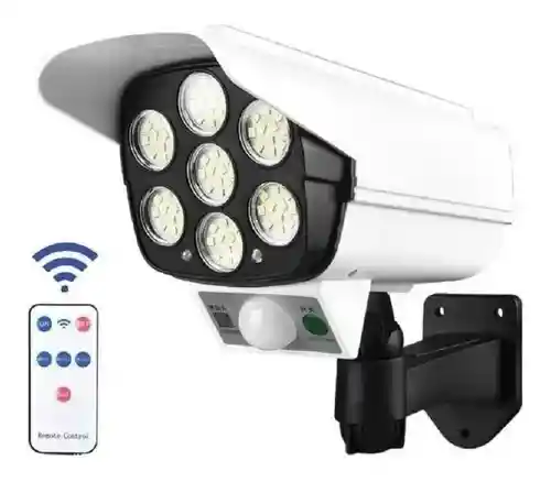 Luz Con Panel Solar Y Sensor Exterior