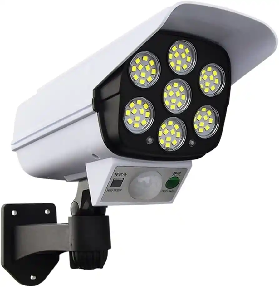 Luz Con Panel Solar Y Sensor Exterior