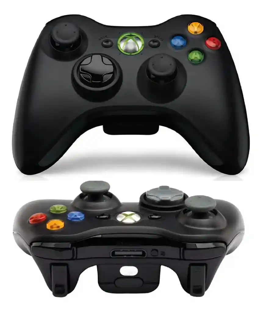Control Joystick Inalámbrico Microsoft Mando Wireless Xbox 360 Black