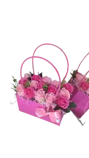 💕 Bolso Rosas Rosadas Mix