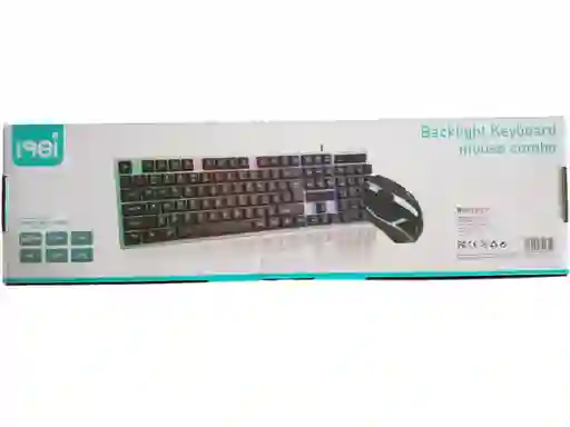 Teclado Y Mouse Alambrico 198i Cmk158 Gamer