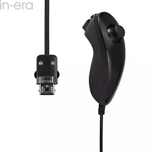 Control Cable Consola Wii Nunchuck Negro Generico Videojuegos