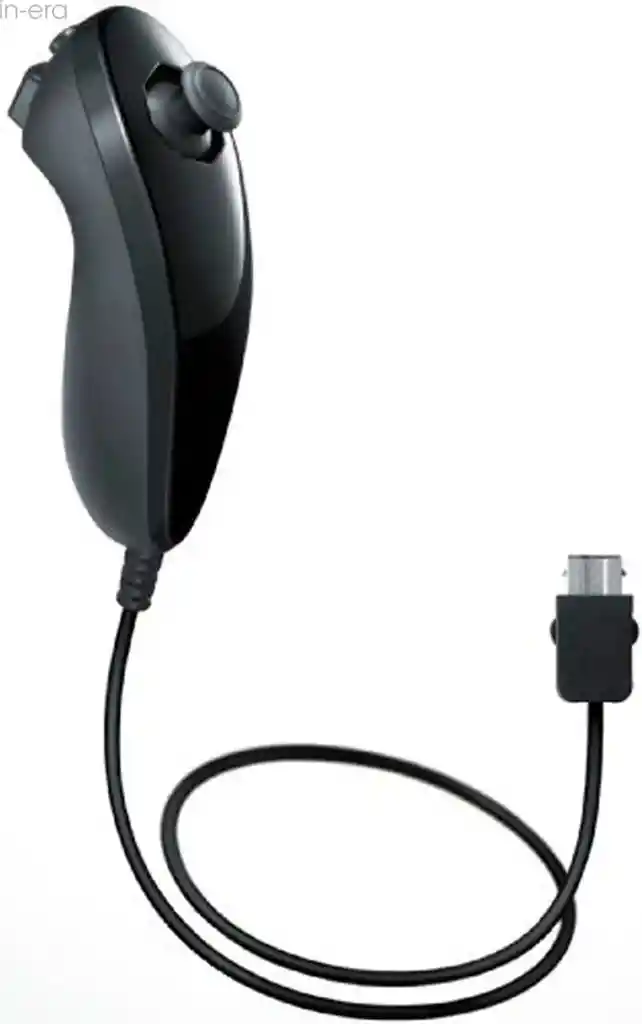 Control Cable Consola Wii Nunchuck Negro Generico Videojuegos