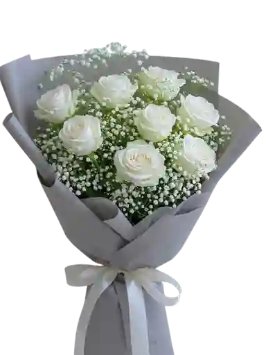 🤍 Bouquet Serenidad Blanca