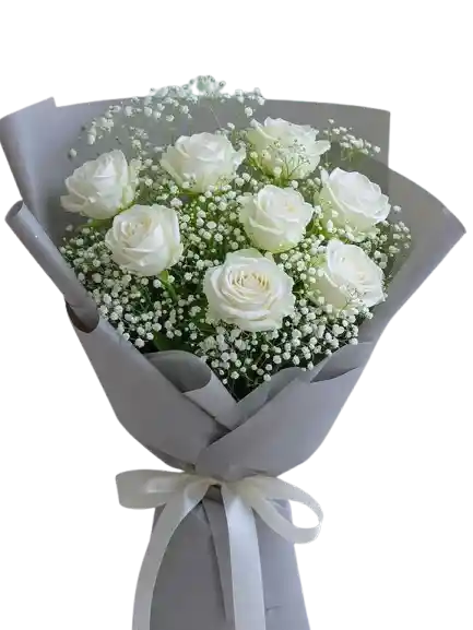 🤍 Bouquet Serenidad Blanca