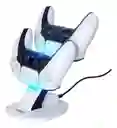 Cargador De Doble Base Compatible Con Dualsense Ps5 Oivo Control
