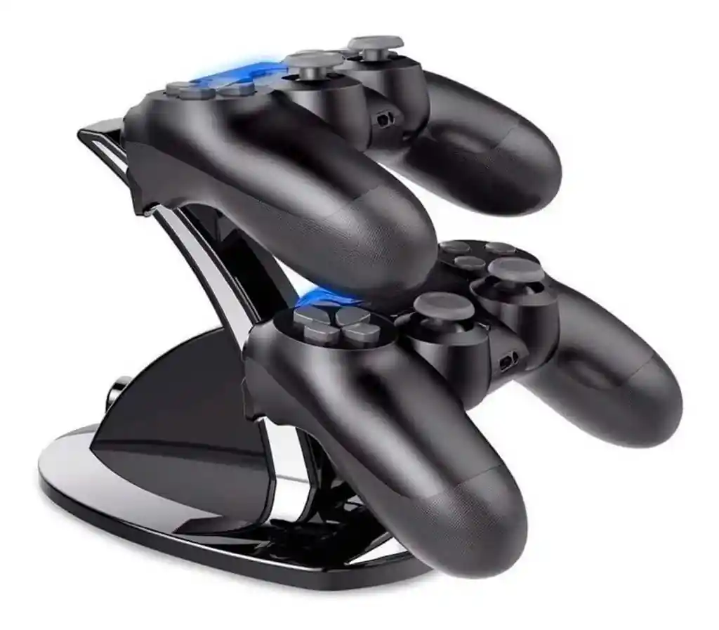 Base Soporte Cargador Doble 2 Para Joystick Ps4