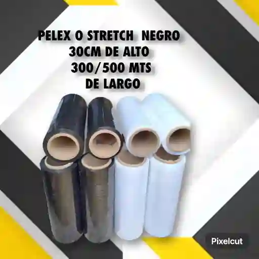 Vinipel-pelex Negro 30cmx500m -empaque