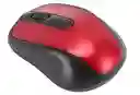 Mouse Inalambrico 6 Botones Rojo