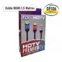 Cable Hdmi 1.5 Mts 4k Alta Velocidad