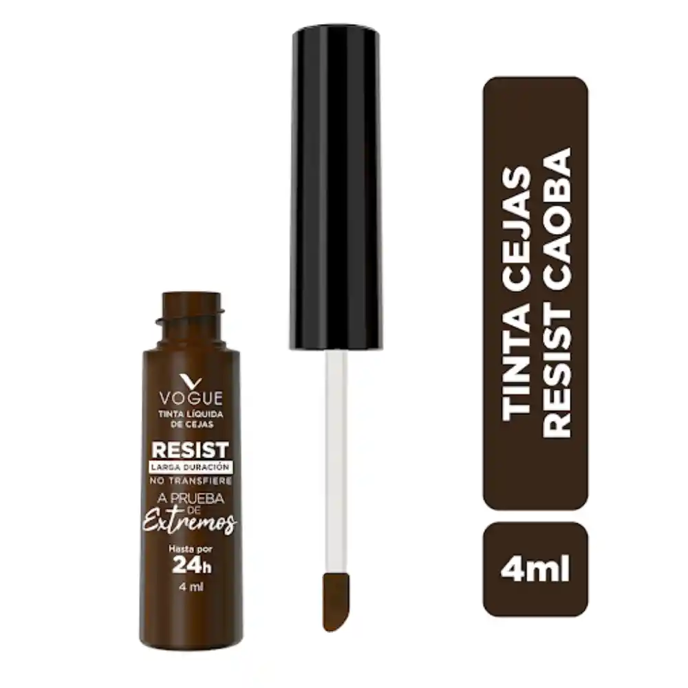 Tinta Para Cejas Vogue Resist En Tono Caoba 4ml