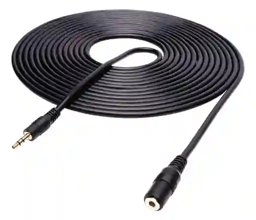 Cable Extension De Audio Auxiliar De 5 Metros - Macho Hembra