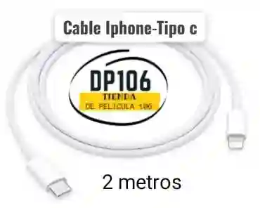 Cable Tipo C - Lightning De 2 Metros