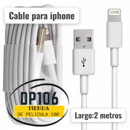 Cable Para Iphone De 2 Metros Lightning