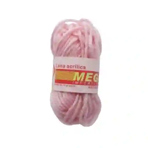 Lana Acrílica Escolar Antialérgica Mega Rosado 043
