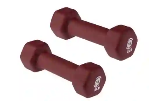 Par Mancuernas En Neopreno 2lb (hexagonal)