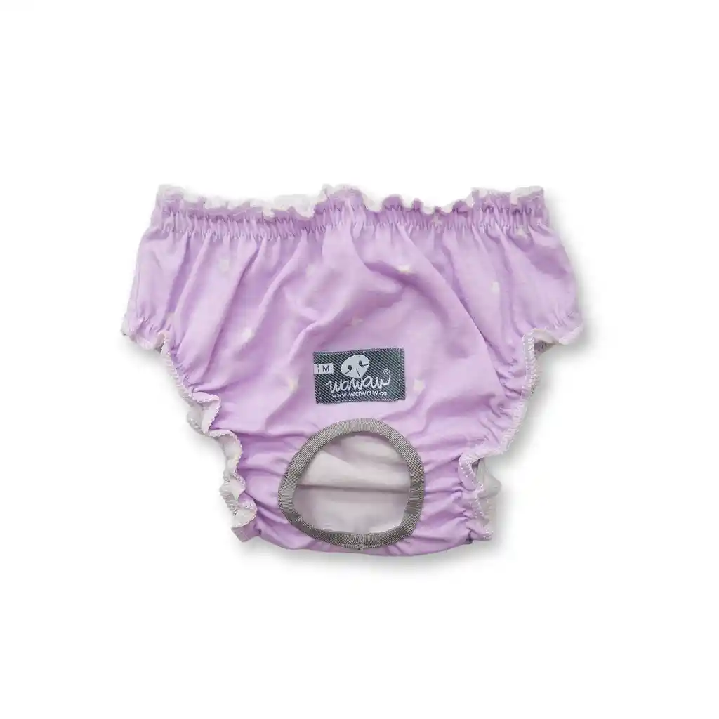 Calzones Xs Lila Estrellas Blancas