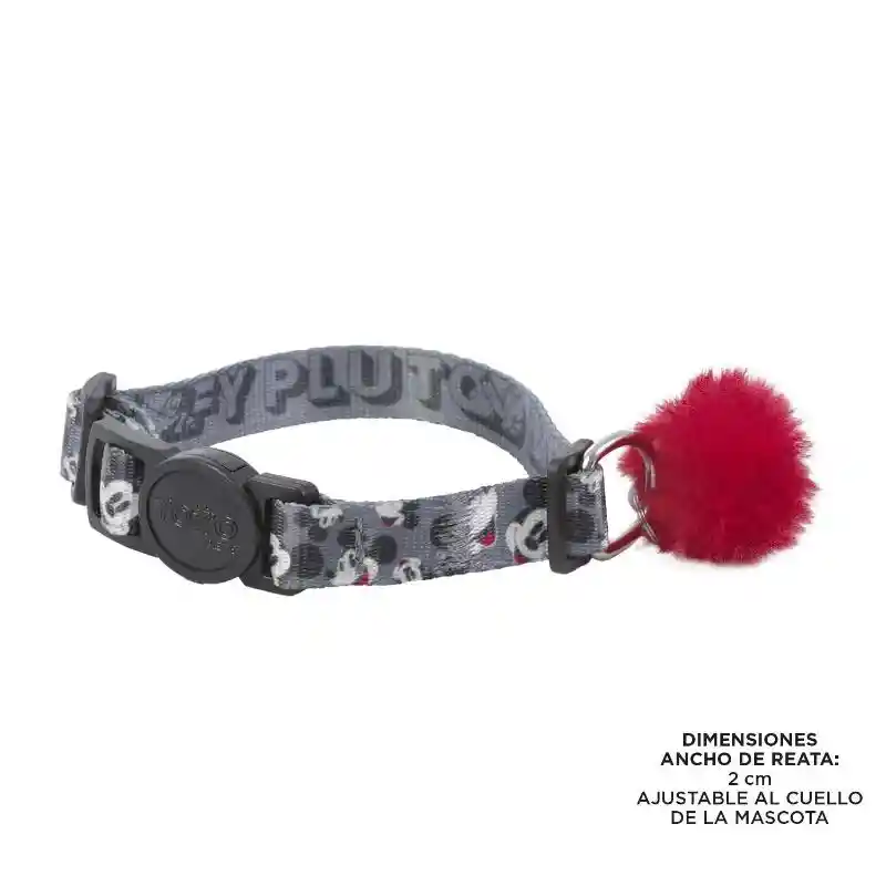 Totto Pets - Collar Ajustable Gato Michi Mickey Mouse