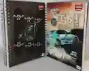 Cuaderno Argollado Grande 5 Materias Cuadriculado Master Masculino Scribe