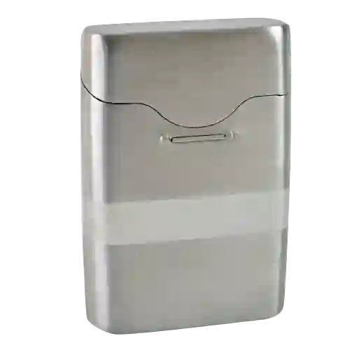Porta Cigarrillos En Acero, Cigarrillera