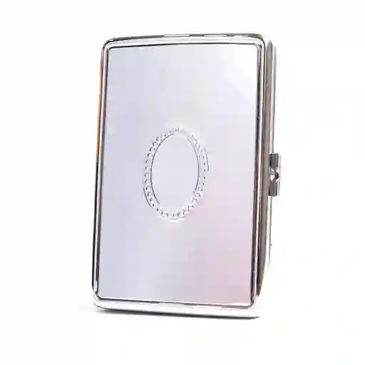 Porta Cigarrillos En Acero, Cigarrillera Doble Diseño