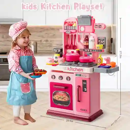 Cocina De Juguete The Kitchen 008-969 Con Luz Y Sonido Sale Agua Real
