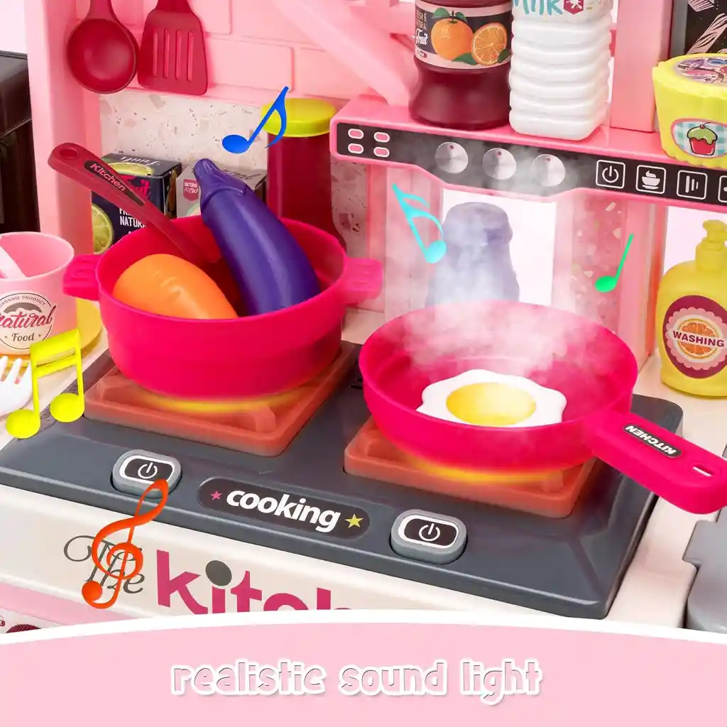 Cocina De Juguete The Kitchen 008-969 Con Luz Y Sonido Sale Agua Real