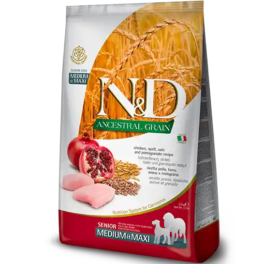 N&d Perro Senior Ancestral Medium 10.1kg