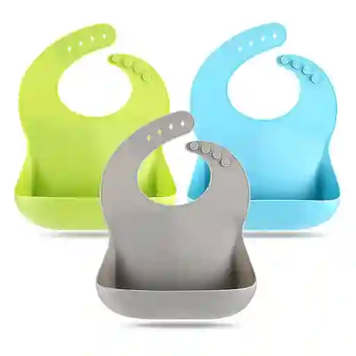 Babero De Bebe En Silicona