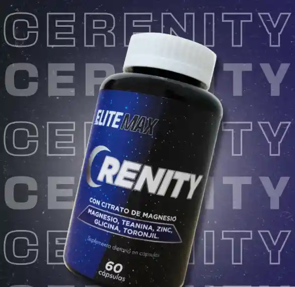 Cerenity Suplemento Natural X 60 Capsulas Elitemax Con Citrato De Magnesio