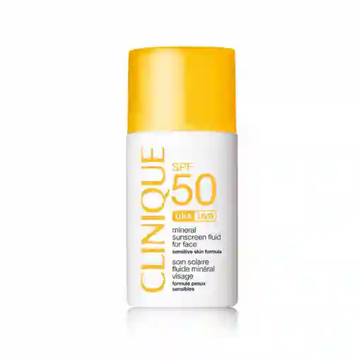 Bloqueador Spf 50 Mineral Sunscreen Fluid For Face 30 Ml