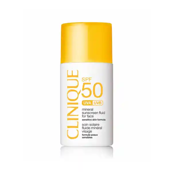Bloqueador Spf 50 Mineral Sunscreen Fluid For Face 30 Ml