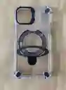 Estuche Magsafe Borde Color Aazul Iphone 13