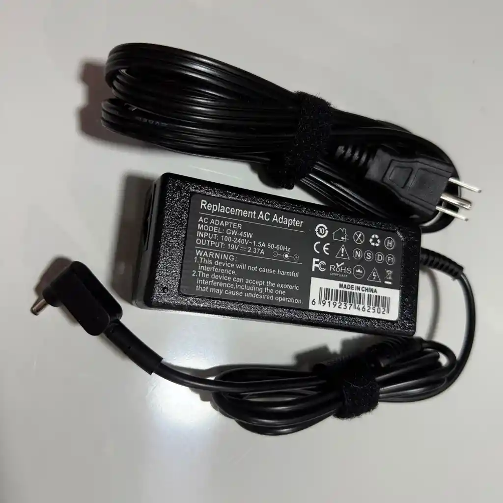 Cargador Para Acer Aspire 19v 2.37a 45w Punta 3.0mm