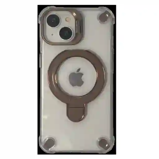 Estuche Magsafe Borde Color Dorado Iphone 13