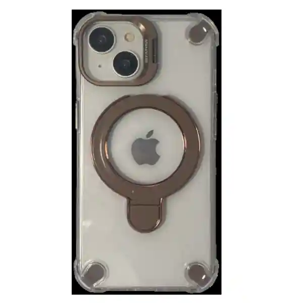Estuche Magsafe Borde Color Dorado Iphone 13