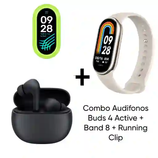 Combo Redmi Buds 4 Active + Band 8 + Running Clip