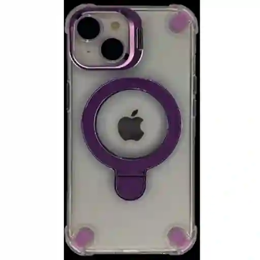 Estuche Magsafe Borde Color Lila Iphone 13