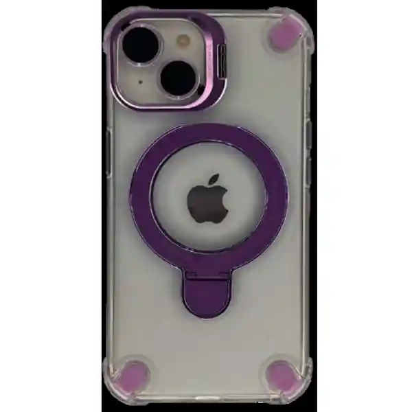 Estuche Magsafe Borde Color Lila Iphone 13