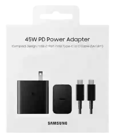 Cargador Samsung Galaxy 45w Generico De Carga Rápida
