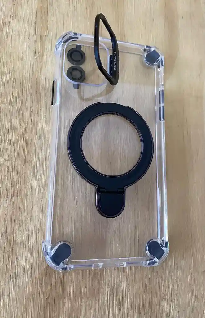 Estuche Magsafe Borde Color Lila Iphone 15